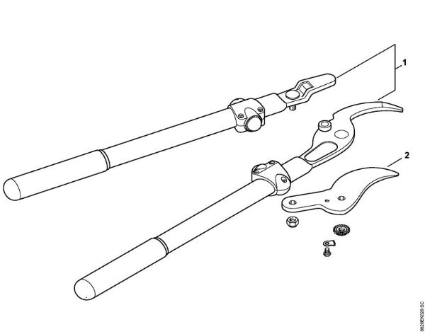 Å karje - Å karje za rezanje vej F220 della Marca Stihl